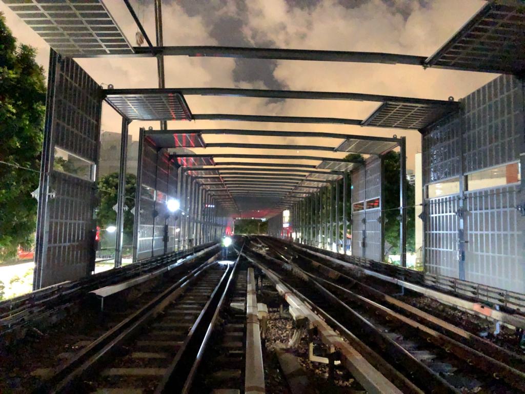 Steel Structure Acoustic Enclosure for Singapore Metro