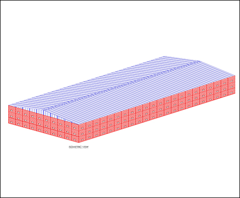Bangladesh 3-storey Steel Structure Workshop 137x62x15M