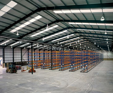 Nigeria Steel Structure Warehouse 83x36x6M